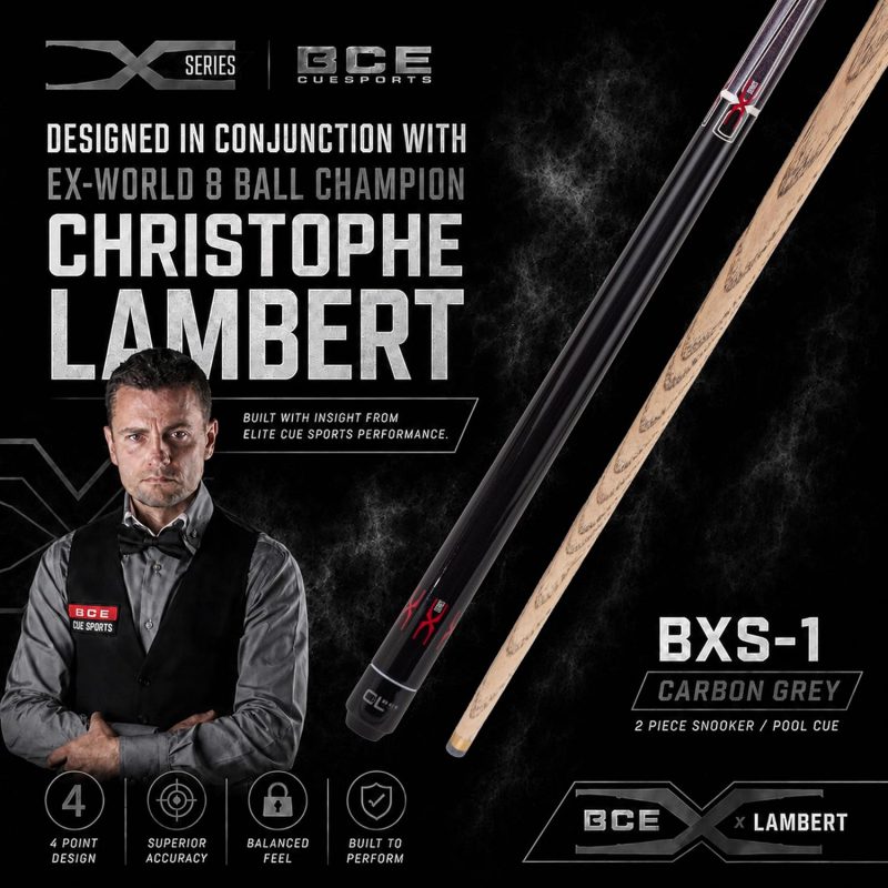 Christophe Lambert 2 pc cue (BSX-1)