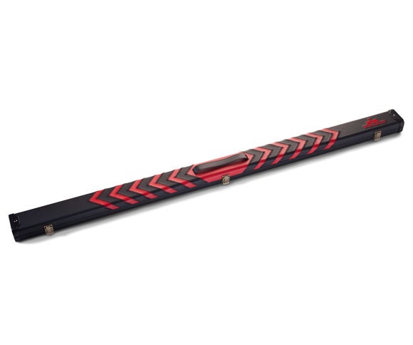 Peradon 3/4 Black & Red cue case (S2656.BLARED)