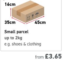 UK Postage Small Parcel
